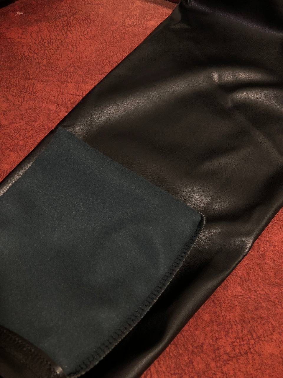 High Waist Faux Leather Lycra Leggings