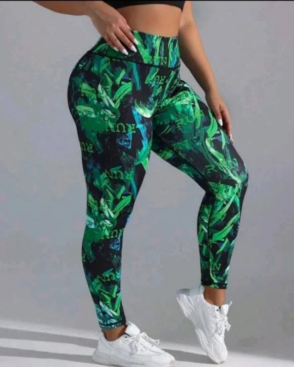 High Waist printed Legging