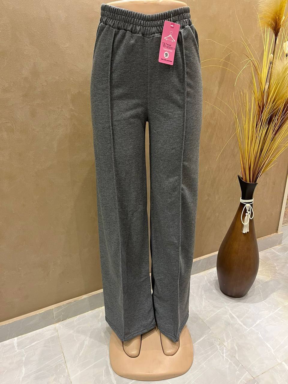 Wide Leg Solid Pants
