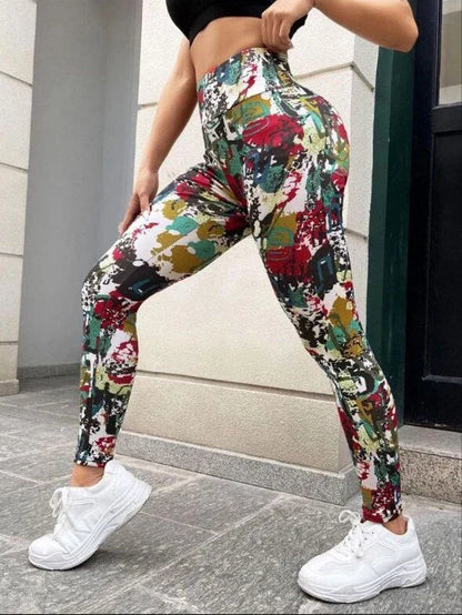 High Waist printed Legging
