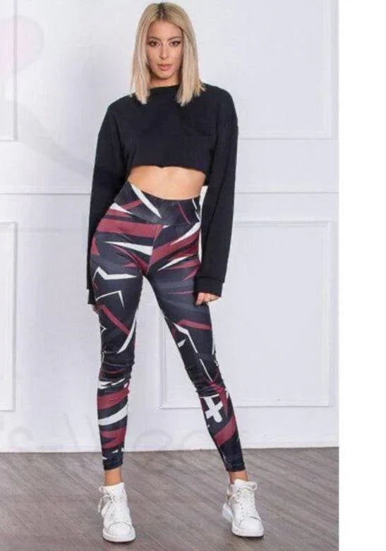 High Waist printed Legging