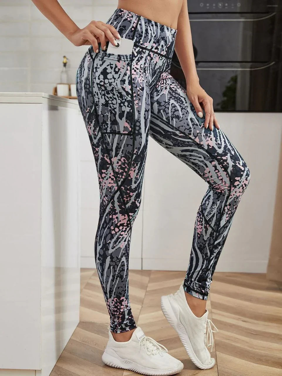 High Waist printed Legging