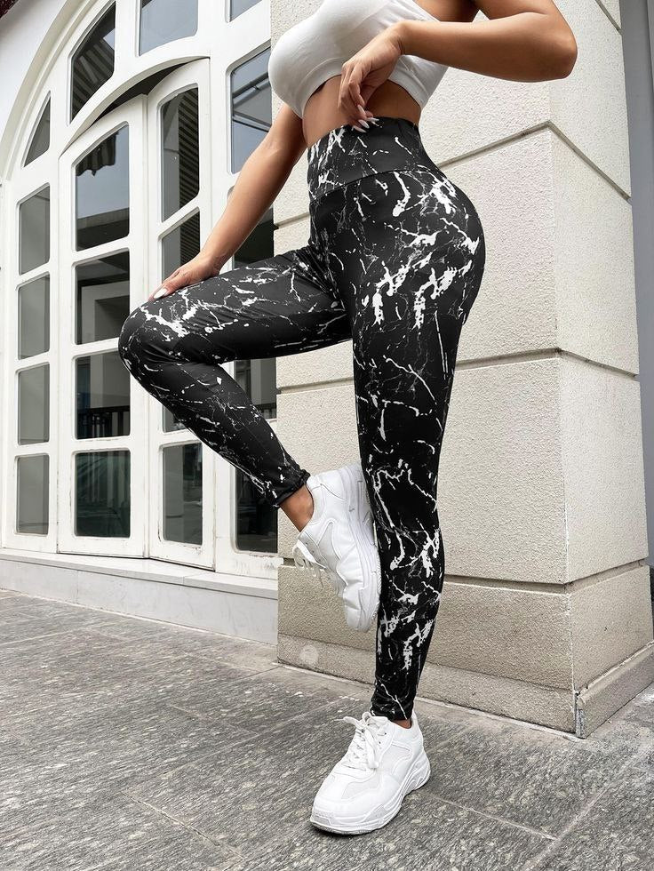 High Waist printed Legging