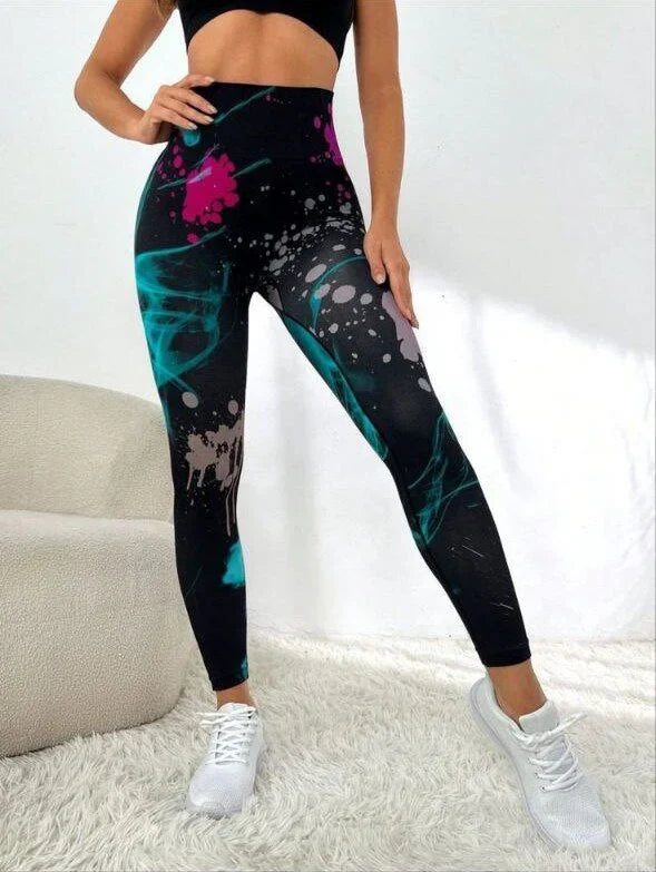 High Waist printed Legging