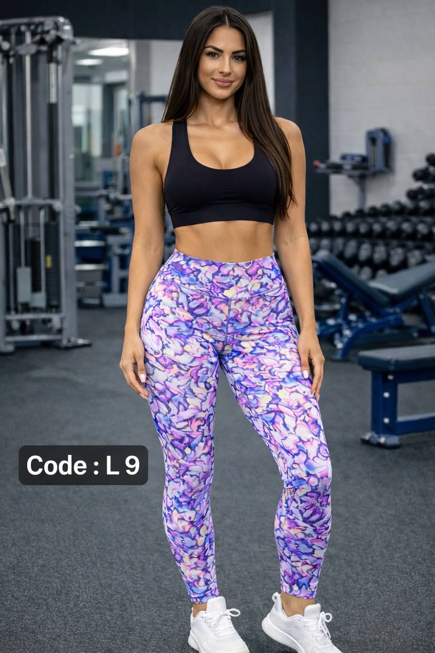 High Waist printed Legging