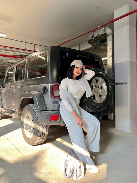 Wide Leg Track Pants