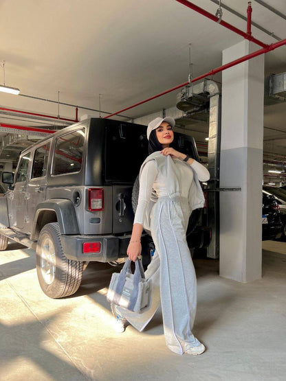 Wide Leg Track Pants