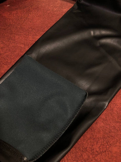 High Waist Faux Leather Lycra Leggings